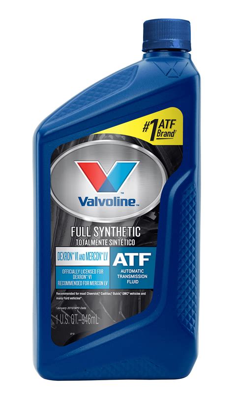 valvoline dexron vi/mercon lv atf full synthetic|best dexron vi transmission fluid.